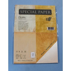CARTA A4 21x29,7 PEARL AVORIO gr.125 25fg
