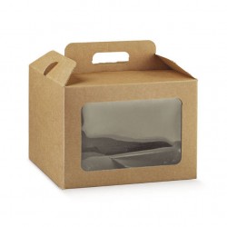 VALIGETTA C/FINESTRA 24,5x24,5x18cm AVANA LISCIO