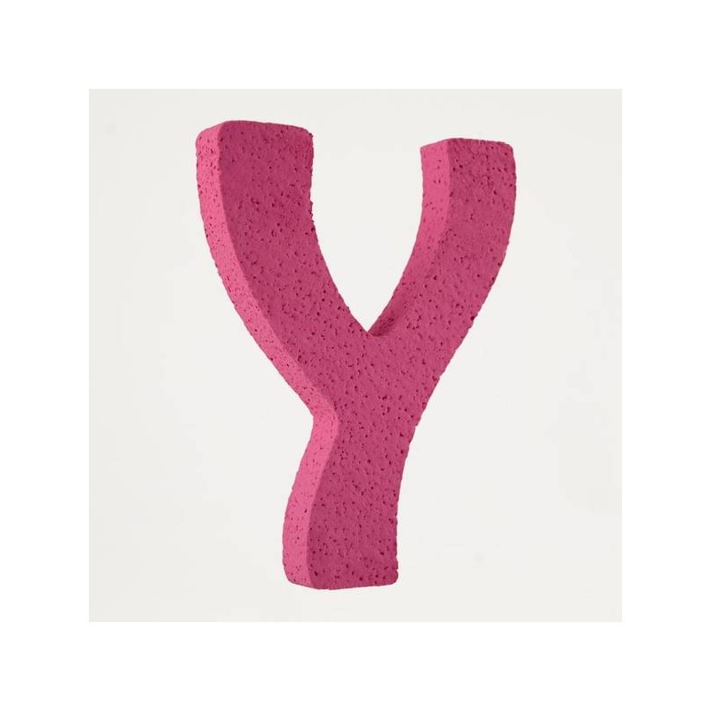 LETTERA POLISTIROLO PASTELLO mm120x90 Y FUCSIA