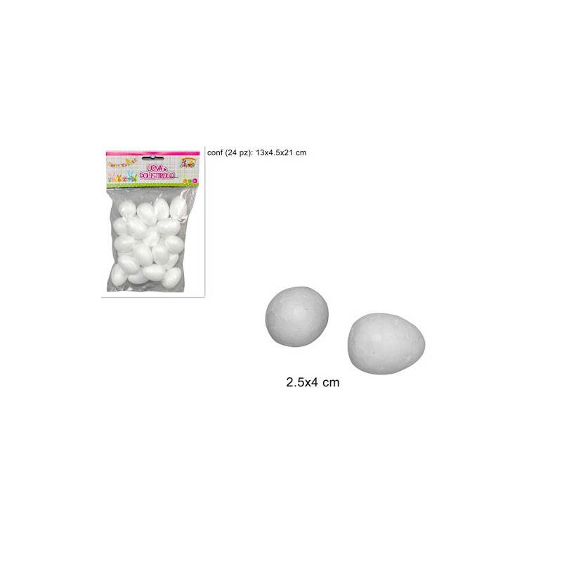 OVETTI POLISTIROLO 4cm 24pz
