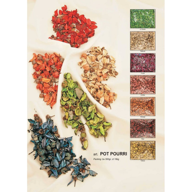 POT POURRI PROFUMATO VERDE BUSTA 500gr