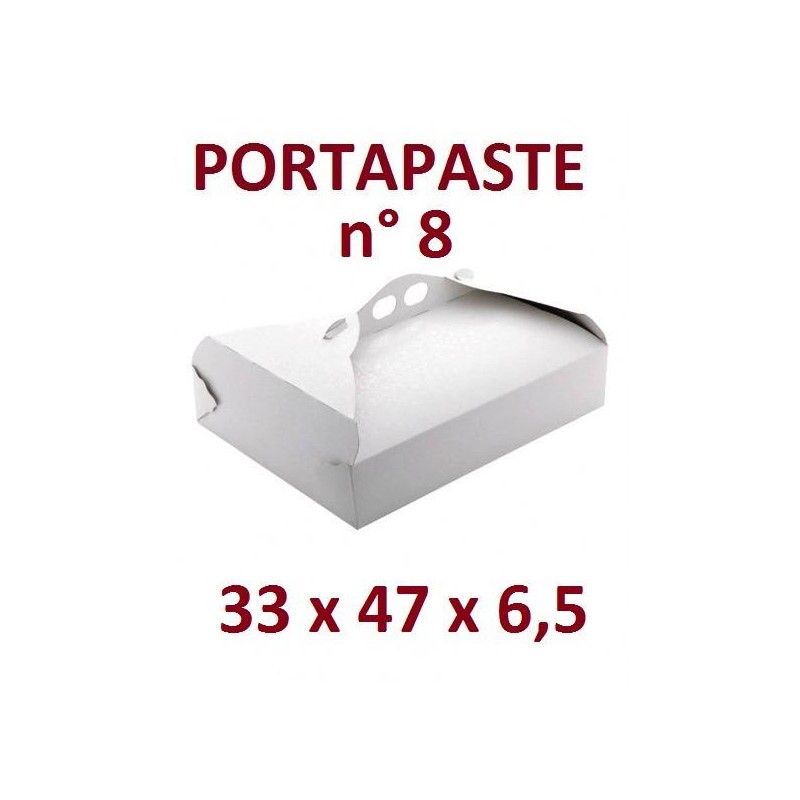 SCATOLA P.PASTE POLIT. N°8 33x47x6,5cm BIANCO RAMAGE