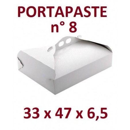 SCATOLA P.PASTE POLIT. N°8 33x47x6,5cm BIANCO RAMAGE