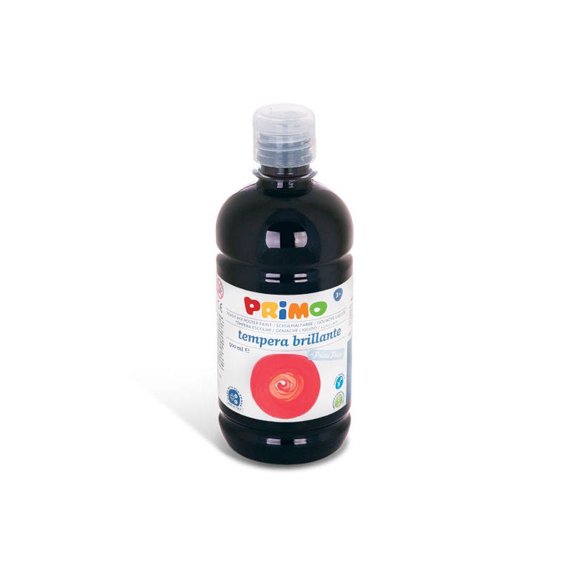 TEMPERA IN BOTTIGLIA 500ml PRIMO NERO PRIMARIO
