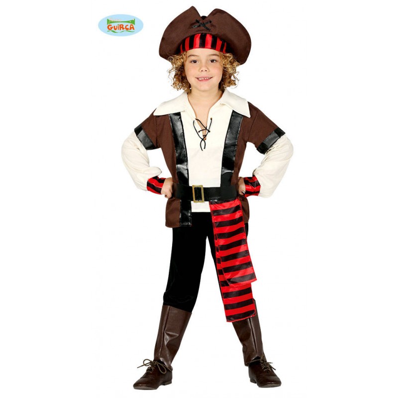 COSTUME PIRATA DEI SETTE MARI 7-9 ANNI
