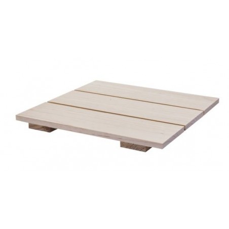 MINI VASSOIO LEGNO PINO NATURALE C/PIEDI 20x12,5x1,8cm
