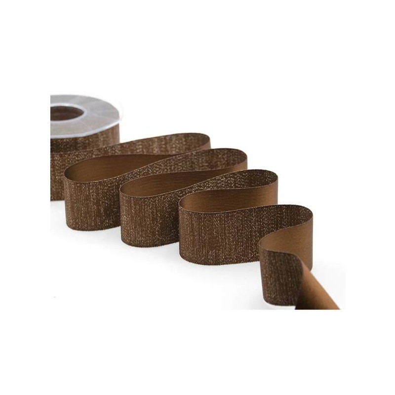 NASTRO RASO BOUTIQUE LAMè mm40x20mt COL.49 MARRONE