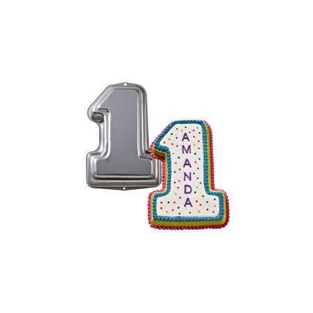 TEGLIA TORTA NUMERO 1 PRIMO COMPLEANNO 27x19x5cm