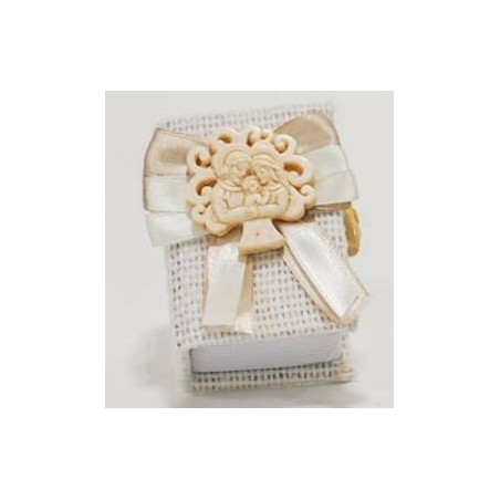 SCATOLA LIBRO C/ALBERO S.FAMIGLIA H8cm