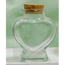 VASETTO CUORE C/TAPPO SUGHERO H7cm