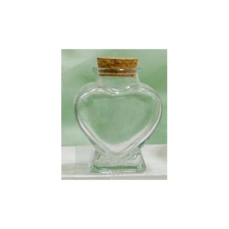 VASETTO CUORE C/TAPPO SUGHERO H7cm