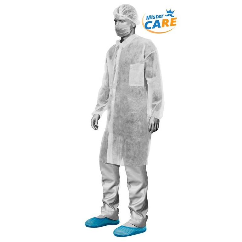 Mr.Care - KIT VISITATORE PP POCKET VELCRO col.BIANCO 1kit