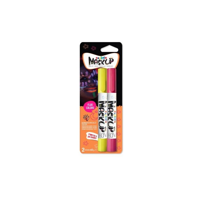 MASK UP NEON GIALLO/ROSA 2pz