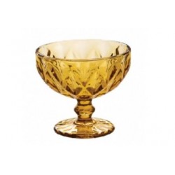 COPPA IN VETRO 300ml GIALLO MIELE