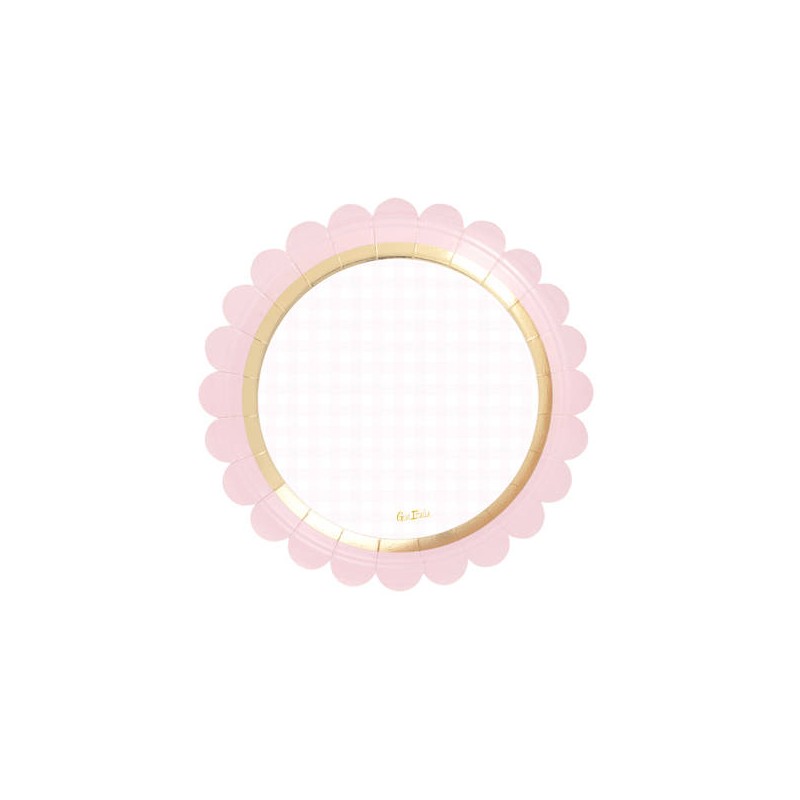 PIATTI BABY CHIC ROSA ø18 8pz