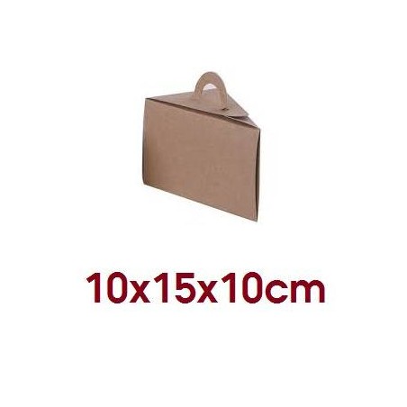SCATOLA PORTA FETTA TORTA 10x15x10cm ECOLIFE