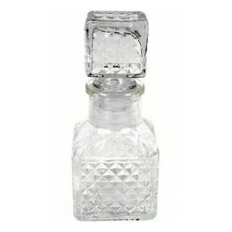 BOTTIGLIA VETRO DECOR QUADRATA 50ml