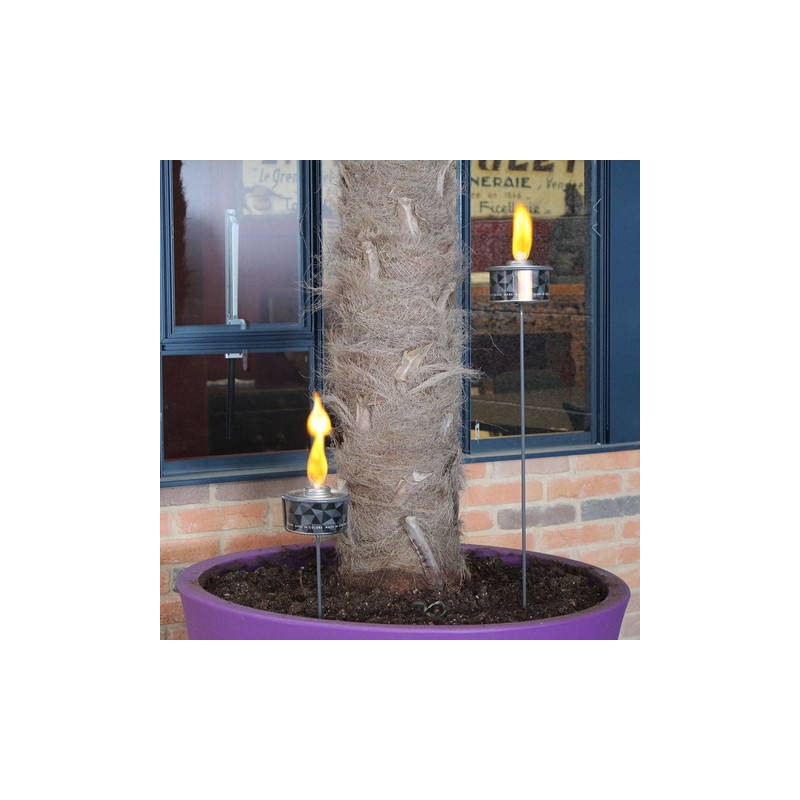 FIACCOLA CITRONELLA SUPPORTO DA TERRA