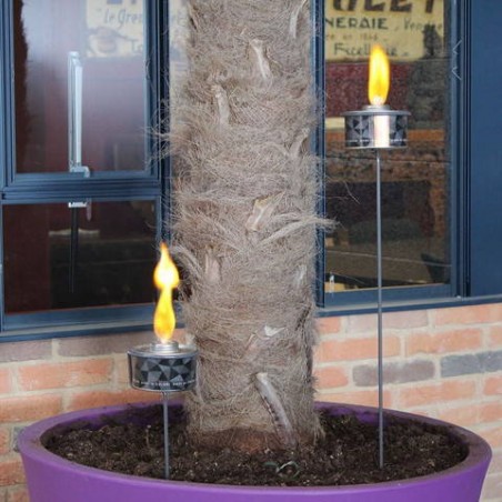 FIACCOLA CITRONELLA SUPPORTO DA TERRA