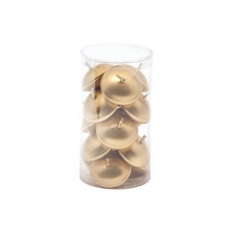 CANDELA GALLEGGIANTE 4,5x2cm ORO 15pz