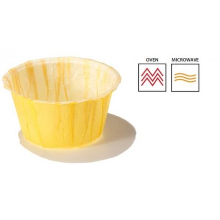 PIROTTINI MUFFIN 45x34mm GIALLO 200pz