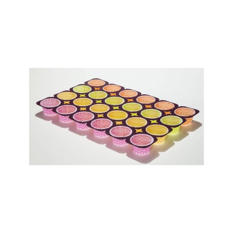 TEGLIA MUFFIN 24 POSTI 36x50mm (50,4x33,6cm TEGLIA)