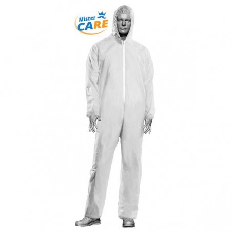 Mr.Care - TUTA in PP EVO 40 CON CAPPUCCIO BIANCA TG.XL 1pz