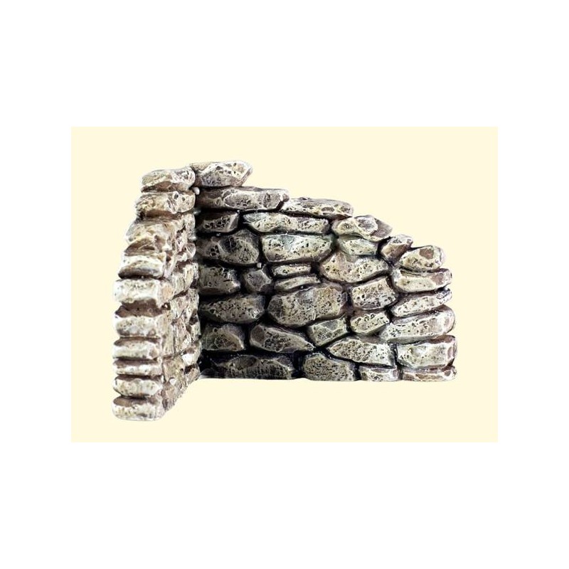 MURETTO IN RESINA cm 5+6x1x5 AD ANGOLO