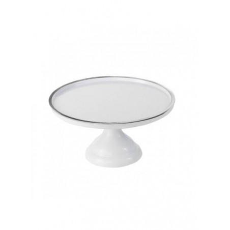 ALZATA MELAMINA BIANCA/ARG ø30 H.20cm