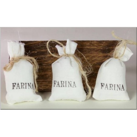 SACCO FARINA 3,5x7cm SET 3pz