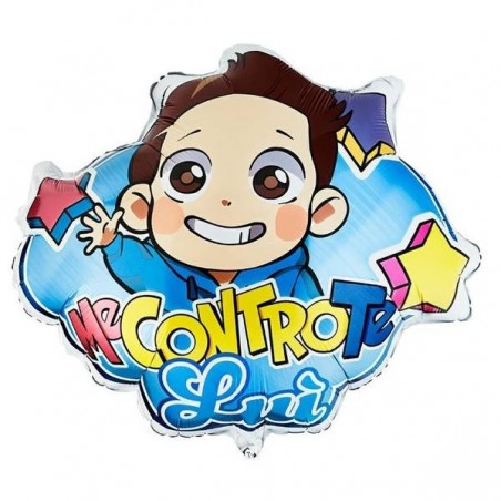 PALLONE MYLAR S/SHAPE NUVOLA ME CONTRO TE 60cm