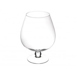 COPPA COGNAC IN VETRO H.36,5cm ø27,5cm 19-191