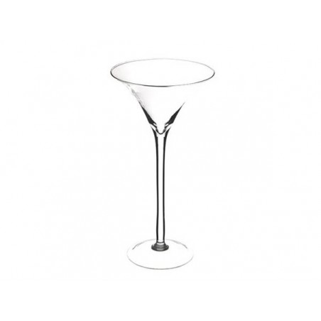 COPPA MARTINI VETRO H.70cm ø30cm 19-1052A