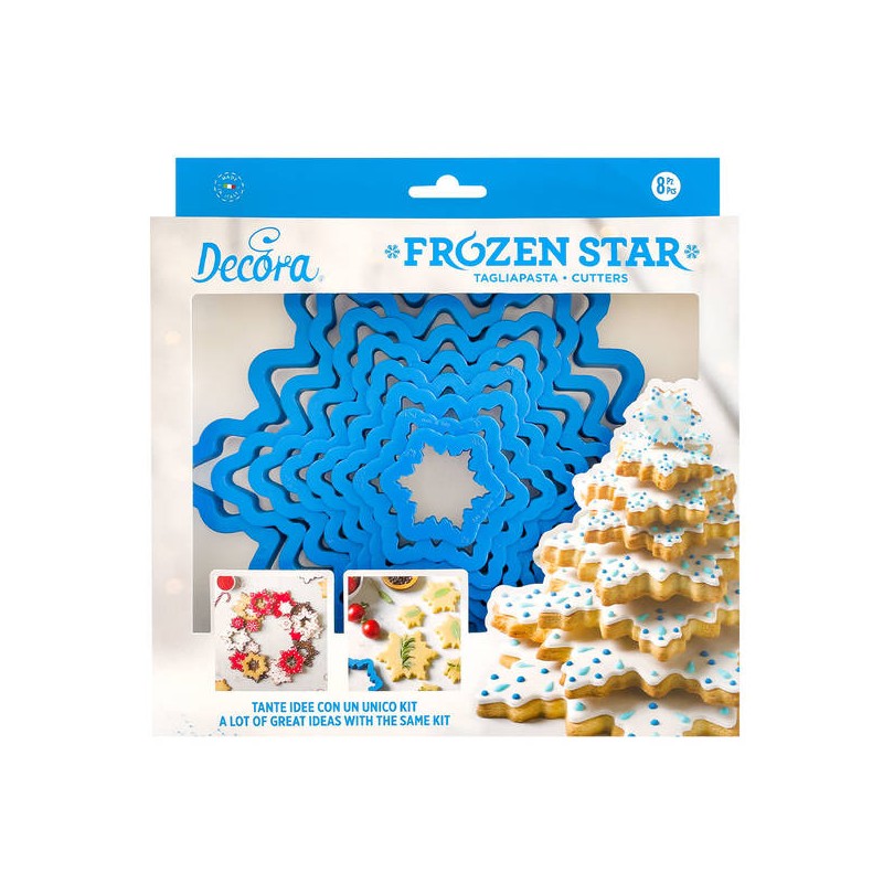 TAGLIAPASTA STELLA DI GHIACCIO SET 8pz