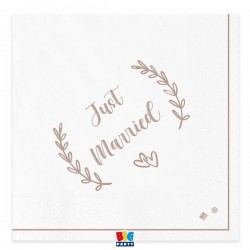 TOVAGLIOLI 33x33 JUST MARRIED KRAFT 20pz
