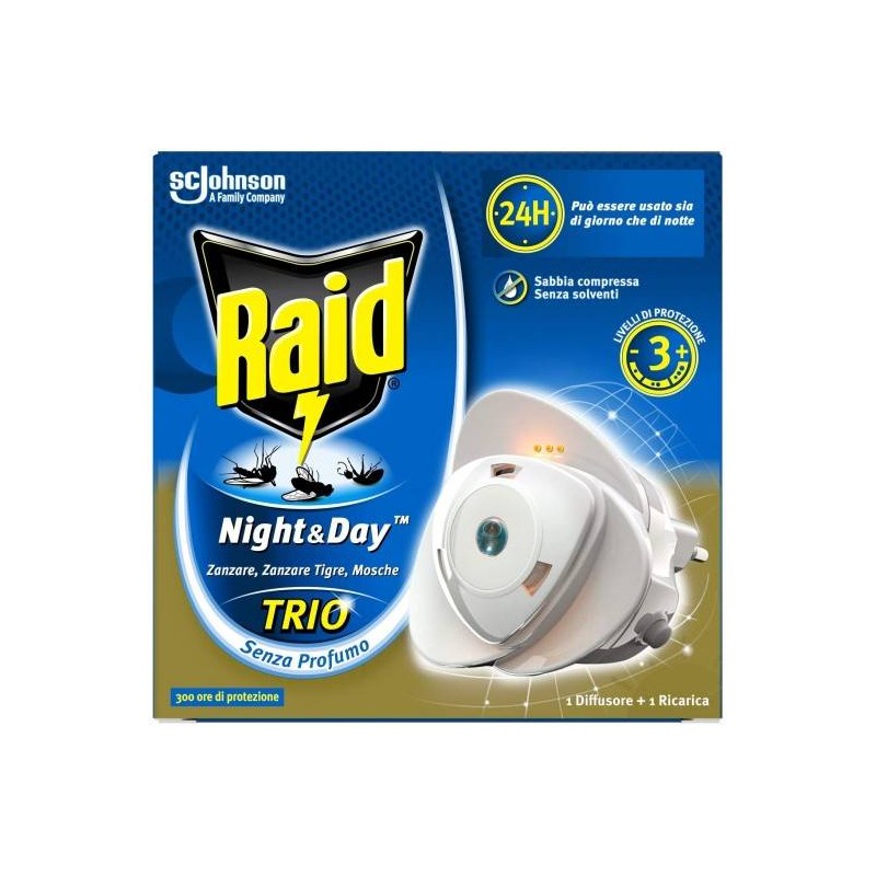 RAID NIGHT & DAY TRIO BASE + RICARICA