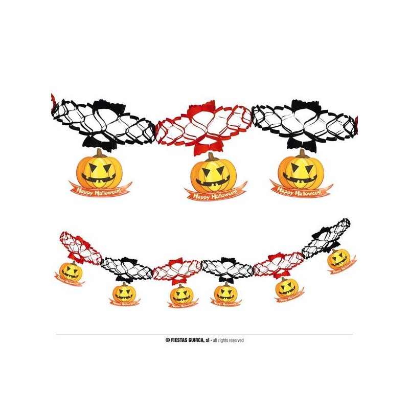 FESTONE FANTASIA ZUCCA HALLOWEEN 15x20cm