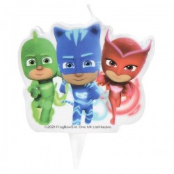 CANDELA PIATTA SAGOMATA PJ MASKS H.5cm ART.43181