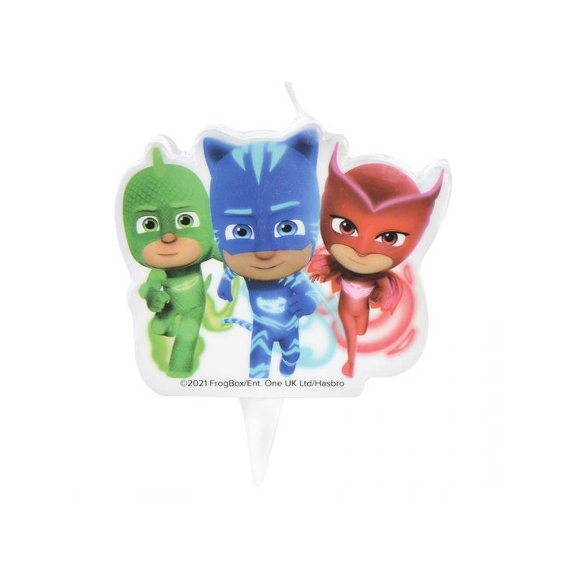 CANDELA PIATTA SAGOMATA PJ MASKS H.5cm ART.43181