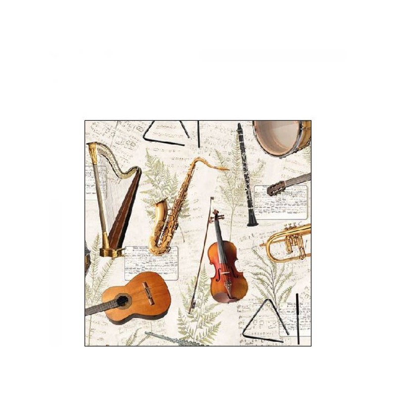 TOVAGLIOLI 25x25 MUSICA 20pz