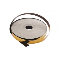 ROTOLO STRISCIA CARTONE ORO H.4cm 125mt