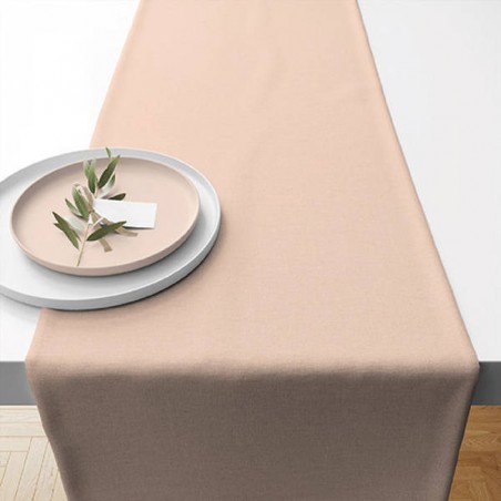 TABLERUNNER COTONE UNI SABBIA  40x150cm