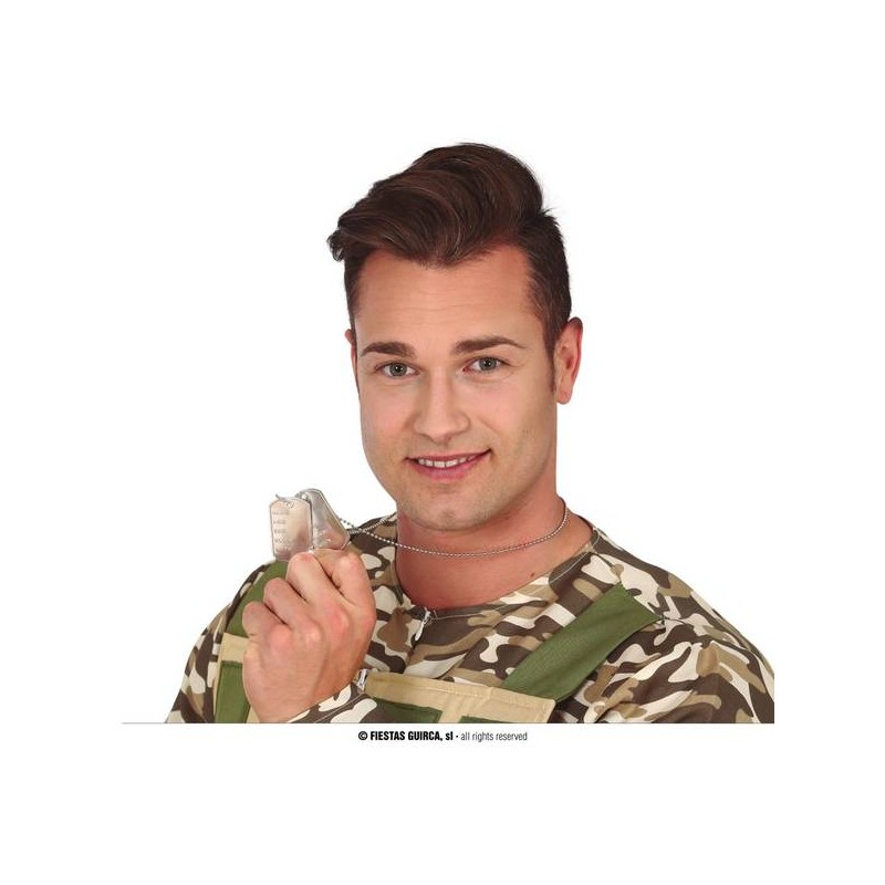 PENDENTE CON MEDAGLIETTA IDENTIFICATIVA MILITARE MARINES