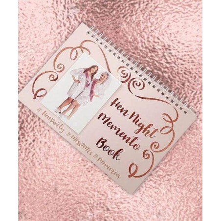 LIBRO RICORDI ADDIO AL NUBILATO ROSE GOLD