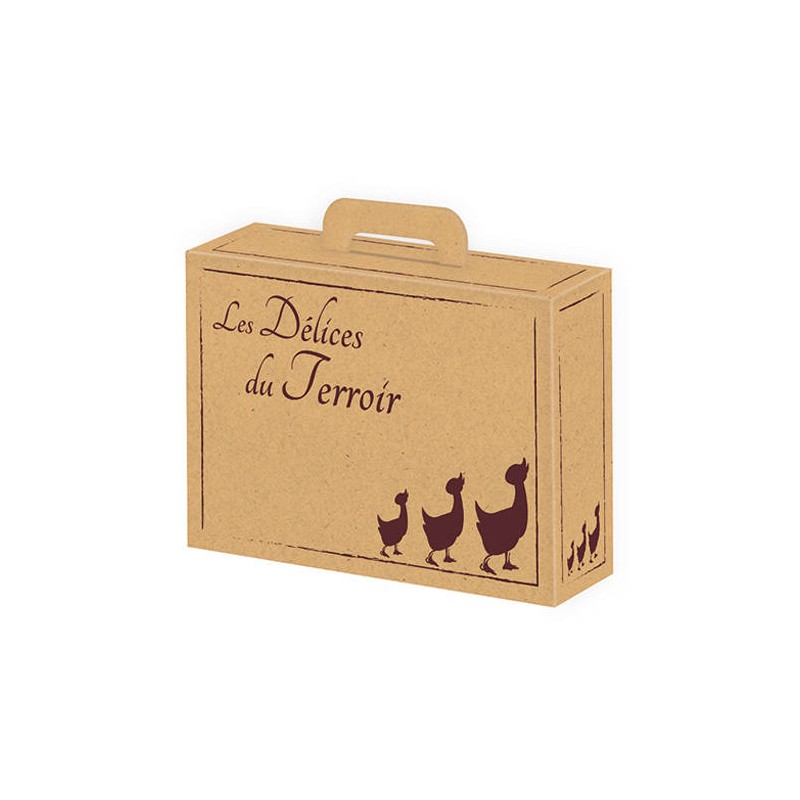 VALIGETTA CARTONE GOURMANDISE 32,7x21x11,5cm
