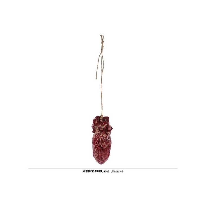 PENDENTE CUORE FINTO 14cm