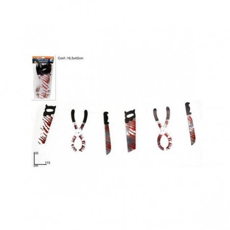 FESTONE HALLOWEEN COLTELLI SANGUINANTI 115cm