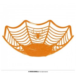 VASSOIO RAGNATELA ARANCIONE ø28x8cm