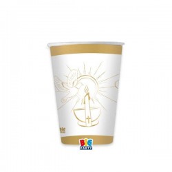 BICCHIERI 200cc CRESIMA GOLD 8pz