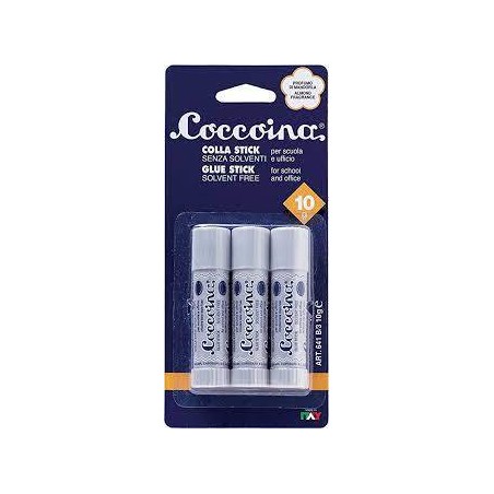 COLLA STICK COCCOINA 641 10gr 3pz BLISTER